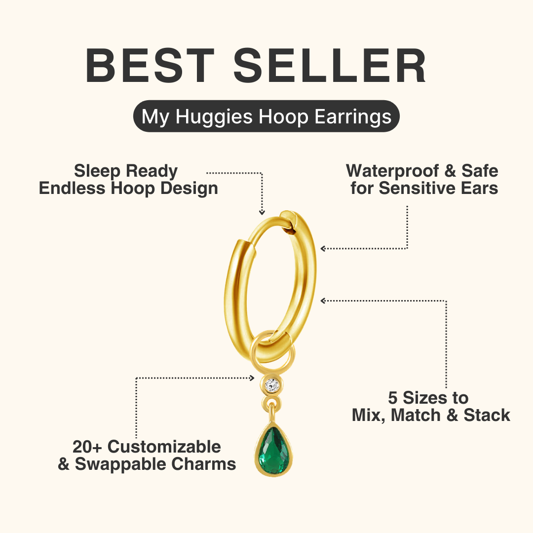 Two Toned Ribbon Heart Charm