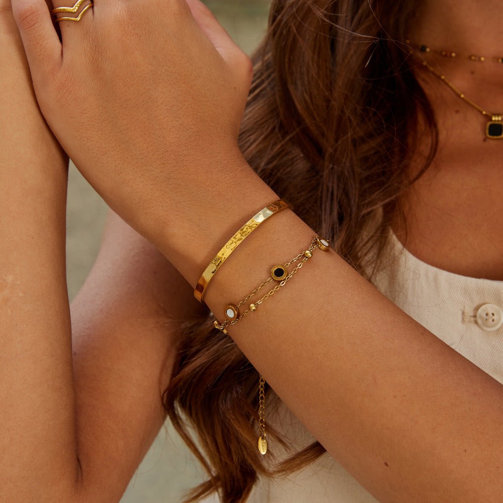 Gold Alexa Bangle