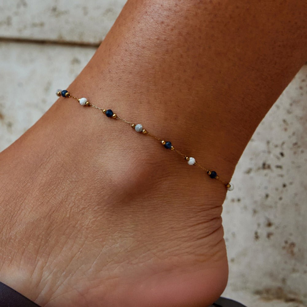 Lulu Natural Stone Anklet