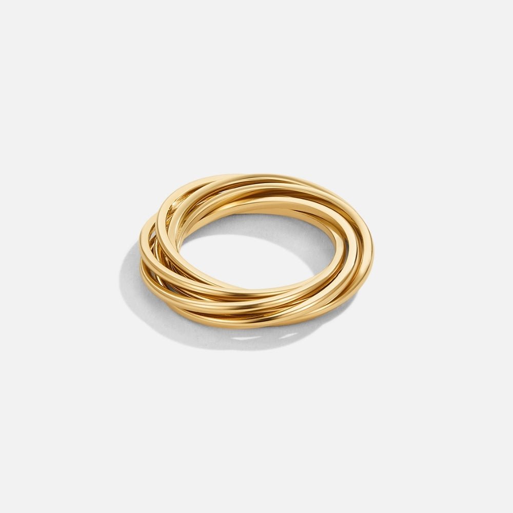 Twisted Mia Gold Ring